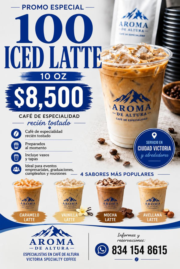 100 ICED LATTE